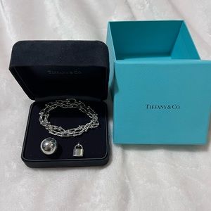 Tiffany & Co hardware ball and lock bracelet